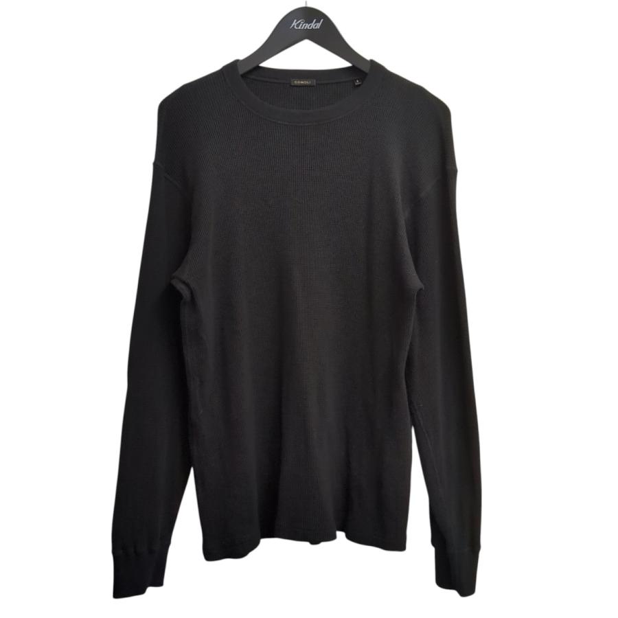 COMOLI（コモリ） COMOLI 25AW サーマルカットソー C03-05018 ブラック