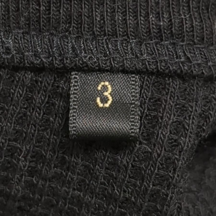 COMOLI（コモリ） COMOLI 25AW サーマルカットソー C03-05018 ブラック