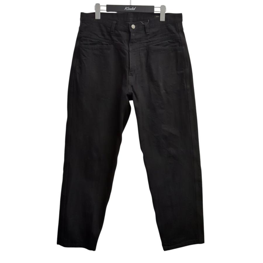COMOLI コモリ ブラックデニム カーゴパンツ サイズ2 COMOLI（コモリ） パンツ C03-03005 ブラックインディゴ サイズ：2