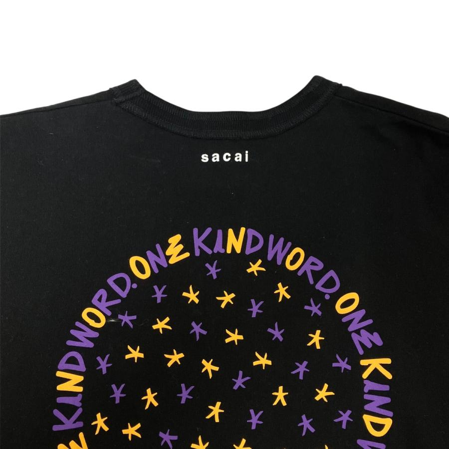 sacai（サカイ） ×Eric Haze Tシャツ 23-0466S ブラック サイズ：2