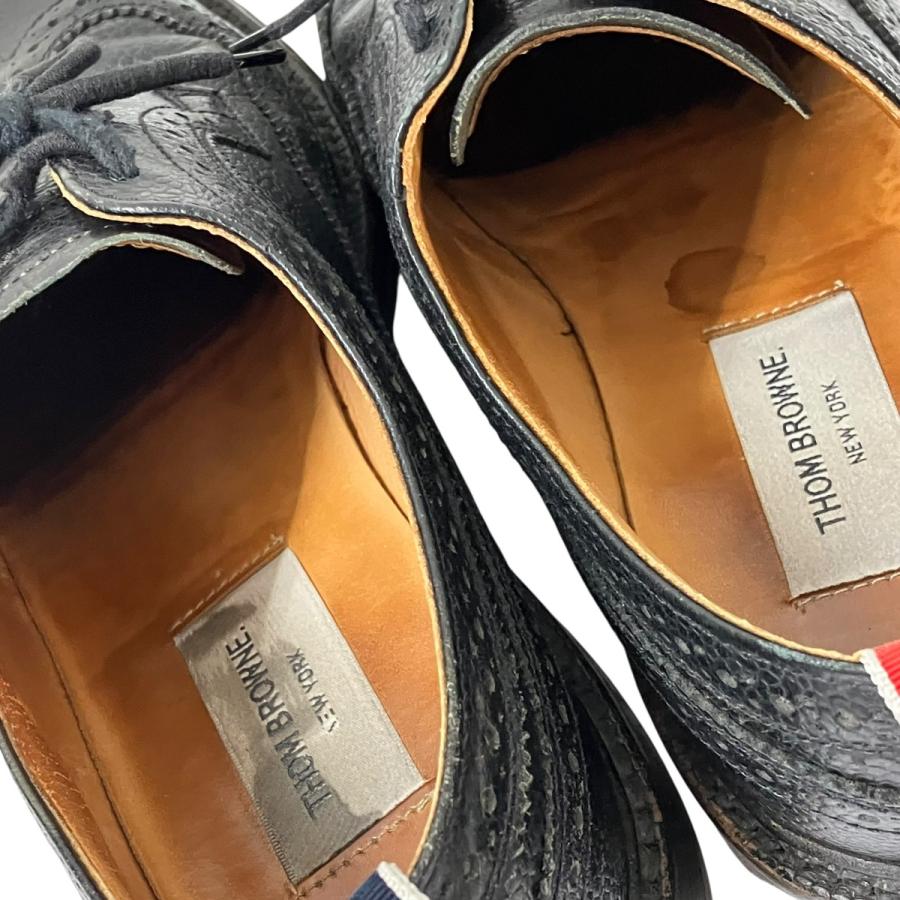 値下げ【超希少】トムブラウン　THOM BROWNE ウィングチップシューズ THOM BROWNE（トム ブラウン） ウィングチップ レザーシューズ