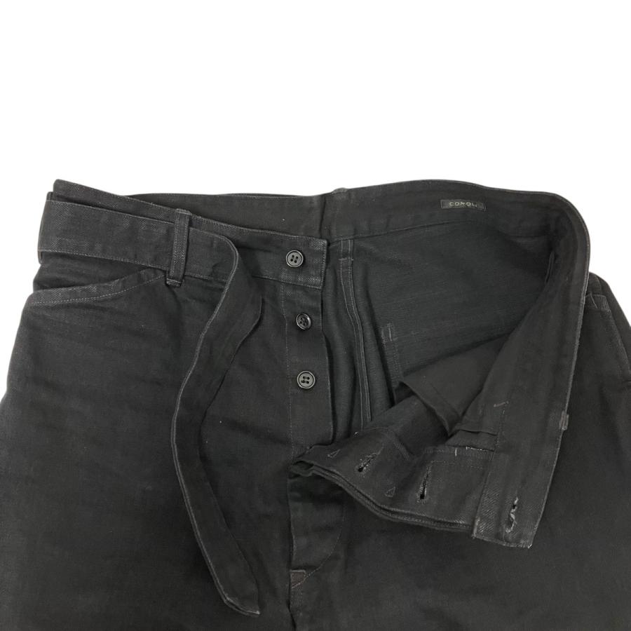 メンズファッション COMOLI◇ボトム/1/コットン/BLK/無地/C03-03001 