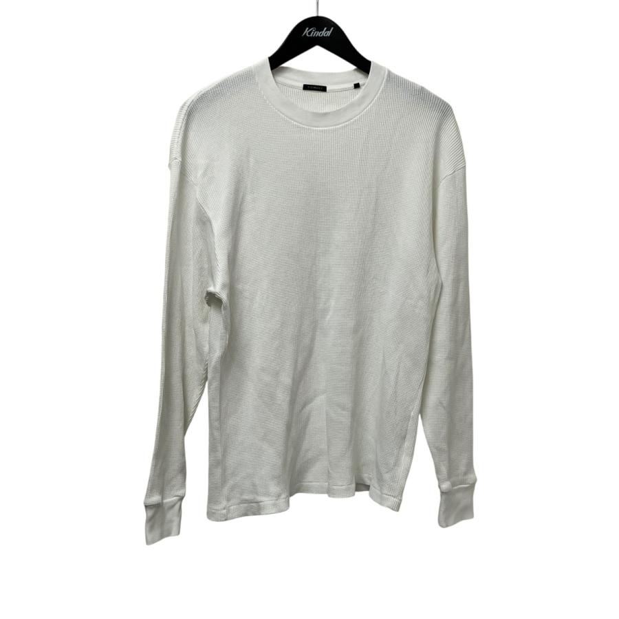 COMOLI（コモリ） コットンワッフル 長袖Tシャツ サーマルカットソー