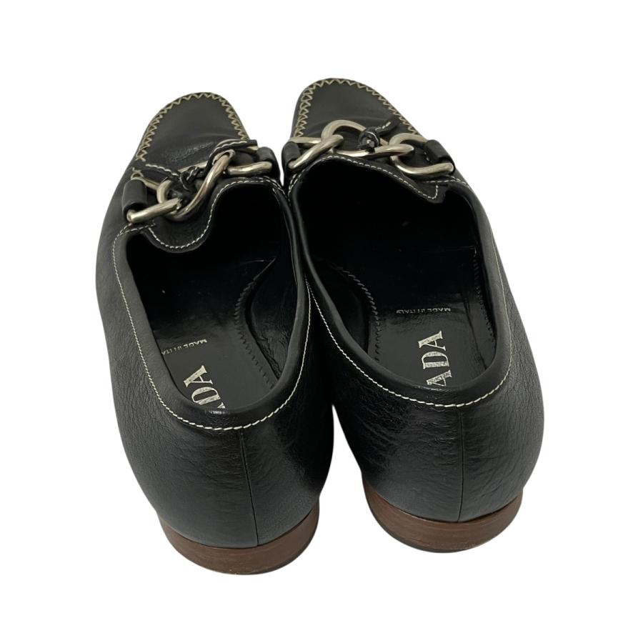 PRADA（プラダ） ローファー ブラック サイズ：38 : カインドオルYahoo