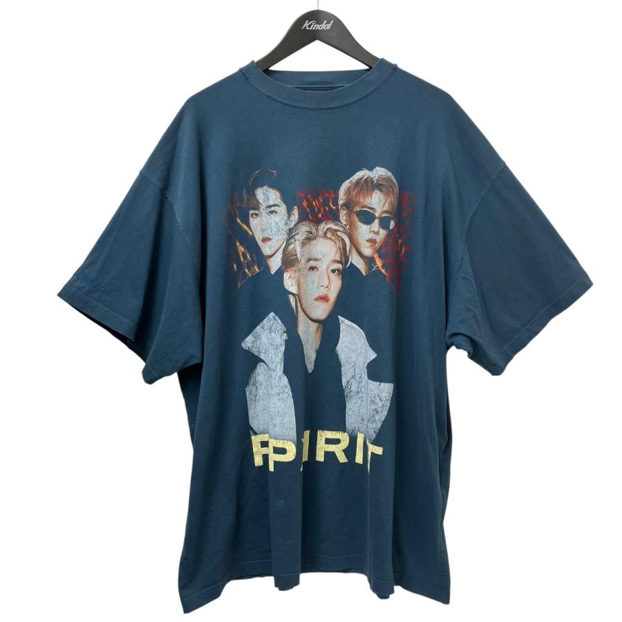 BALENCIAGA（バレンシアガ） BALENCIAGA Tシャツ 831305 ブルー サイズ