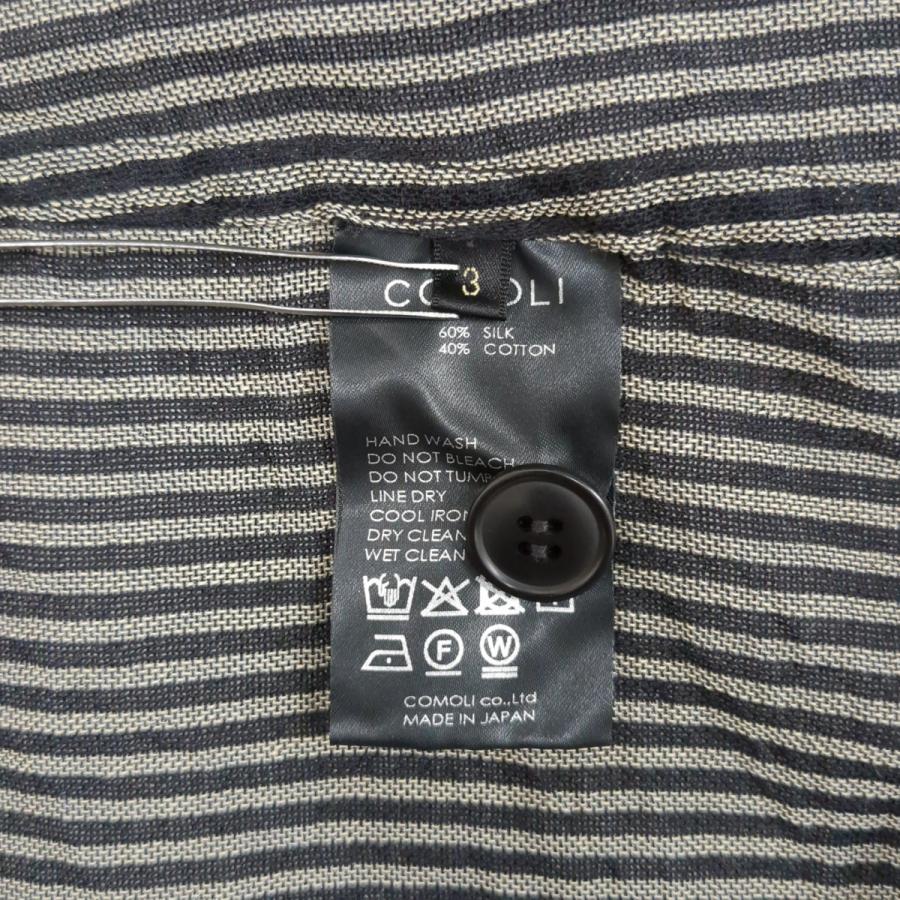 COMOLI（コモリ） COMOLI 26SS ジャケット D01-01035 カーキ×ブラック