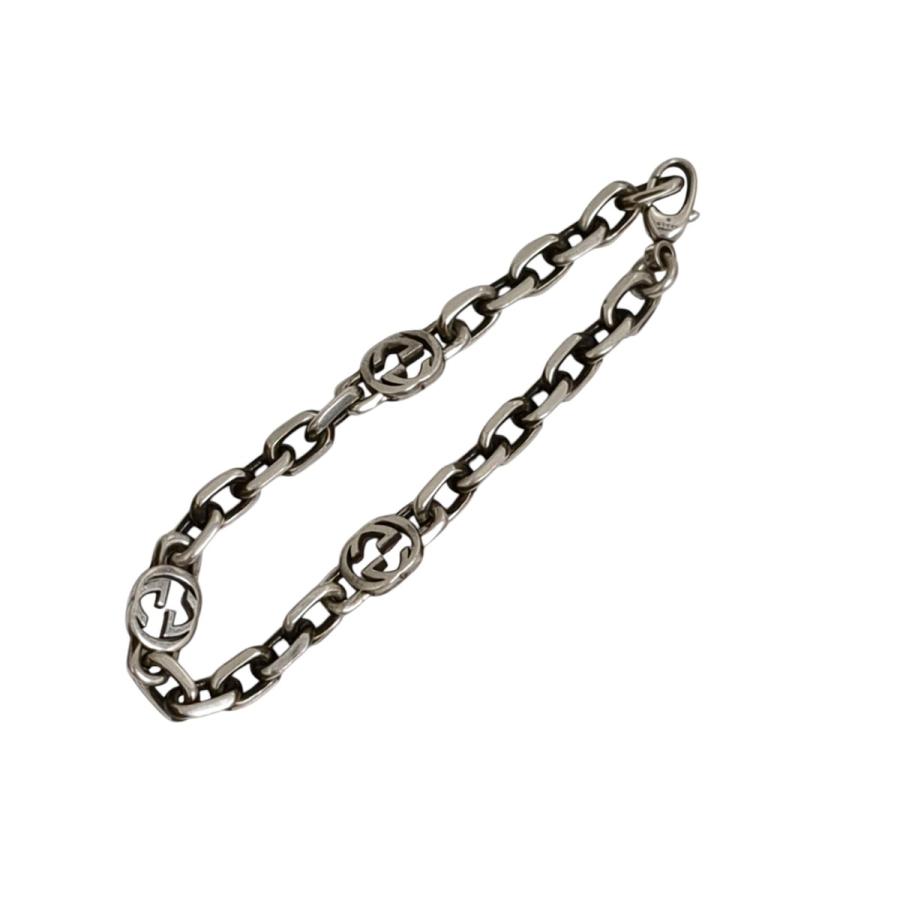 GUCCI（グッチ） インターロッキング ブレスレット シルバー