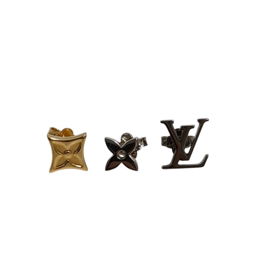 LOUIS VUITTON（ルイ・ヴィトン） ピアス シルバー×ゴールド