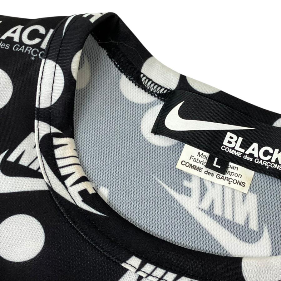 BLACK COMME des GARCONS ブラックコムデギャルソン ドット柄 長袖T