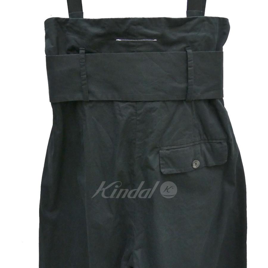 MM6 Maison Margiela サスペンダー付コットンパンツ ブラック サイズ 