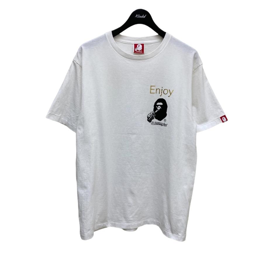 A BATHING APE Tシャツ ×COCA-COLA ホワイト サイズ：L (堅田店) 220604｜kindal