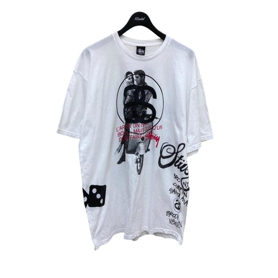 名作 Stussy ステューシー ローマの休日 長袖tシャツ デカロゴ ブラック 最大90 オフ