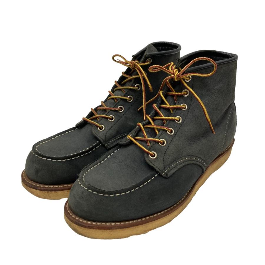 RED WING BEAMS別注 8854 スウェードレザーモックトゥブーツ グレー