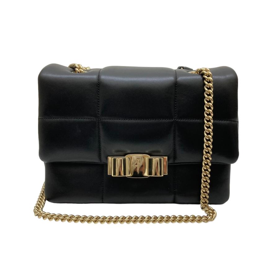 FERRAGAMO 【値下げ】Salvatore Ferragamo ヴァラリボンチェーン