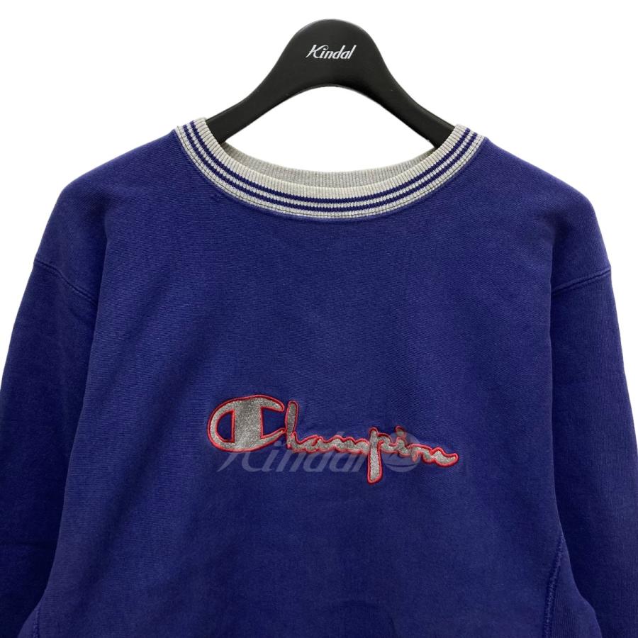 チャンピオン champion REVERSE WEAVE 90s Vintage スウェット ネイビー サイズ：XL｜kindal｜03