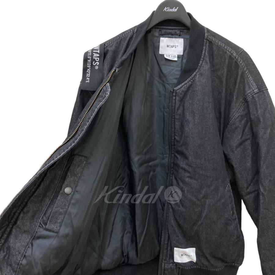 WTAPS ダブルタップス デニムジャケット 222WVDT-JKM06 ブラック WTAPS ダブルタップス デニムジャケット 222WVDT-JKM06 ブラック