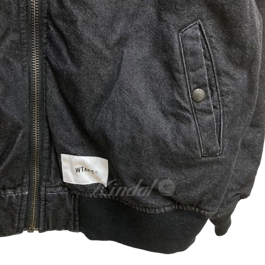 WTAPS ダブルタップス デニムジャケット 222WVDT-JKM06 ブラック WTAPS ダブルタップス デニムジャケット 222WVDT-JKM06 ブラック