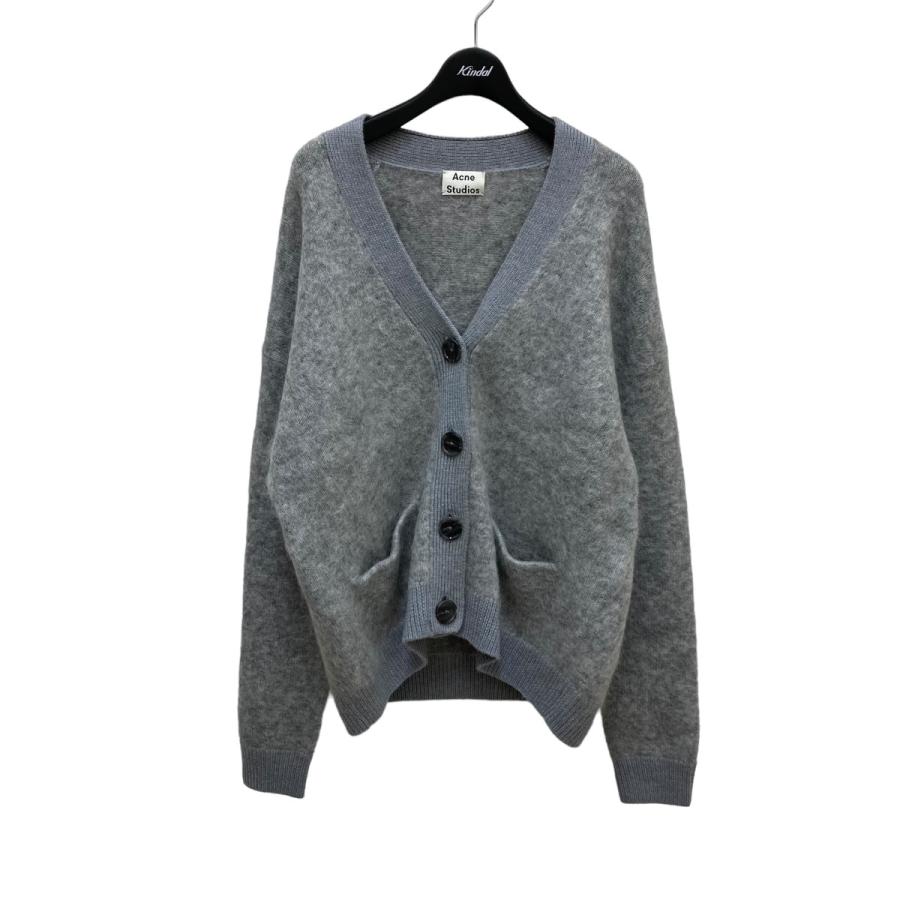 値下げ】ACNE STUDIOS カーディガン A60038 RIVES MOHAIR グレー  