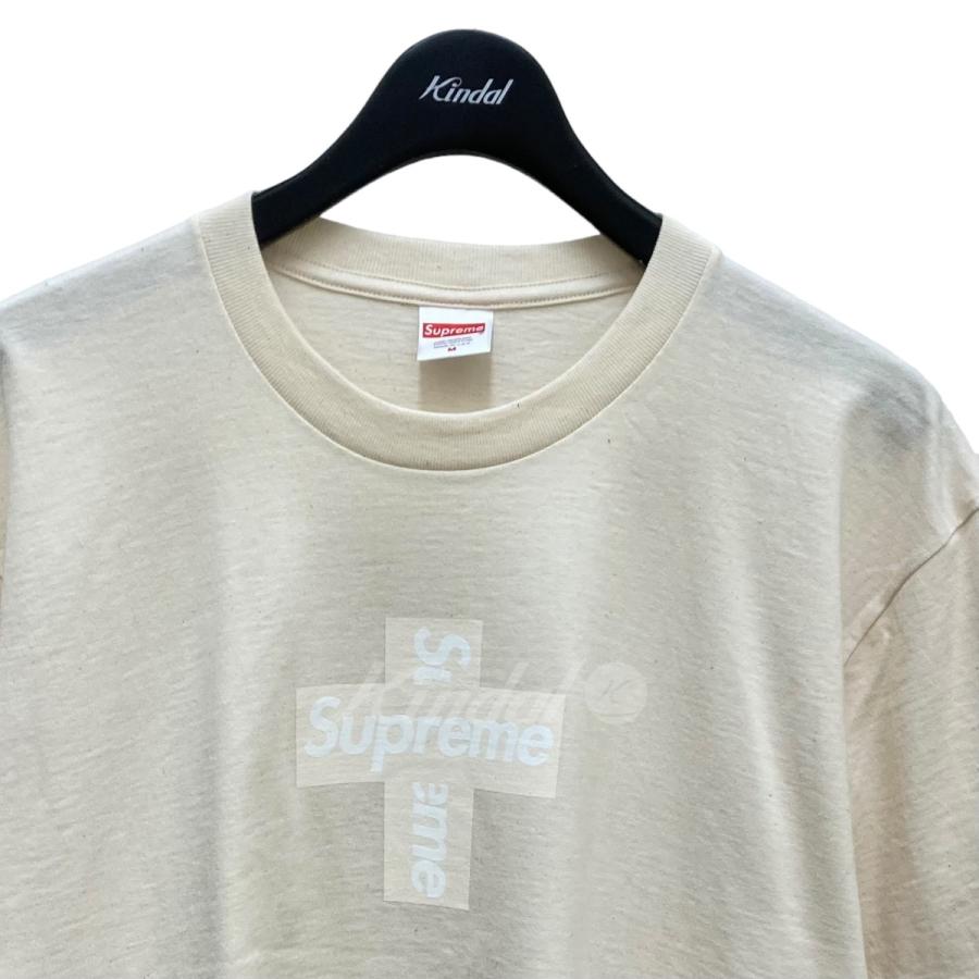Supreme SUPREME cross box logo tee アイボリー サイズ：M (堅田店 