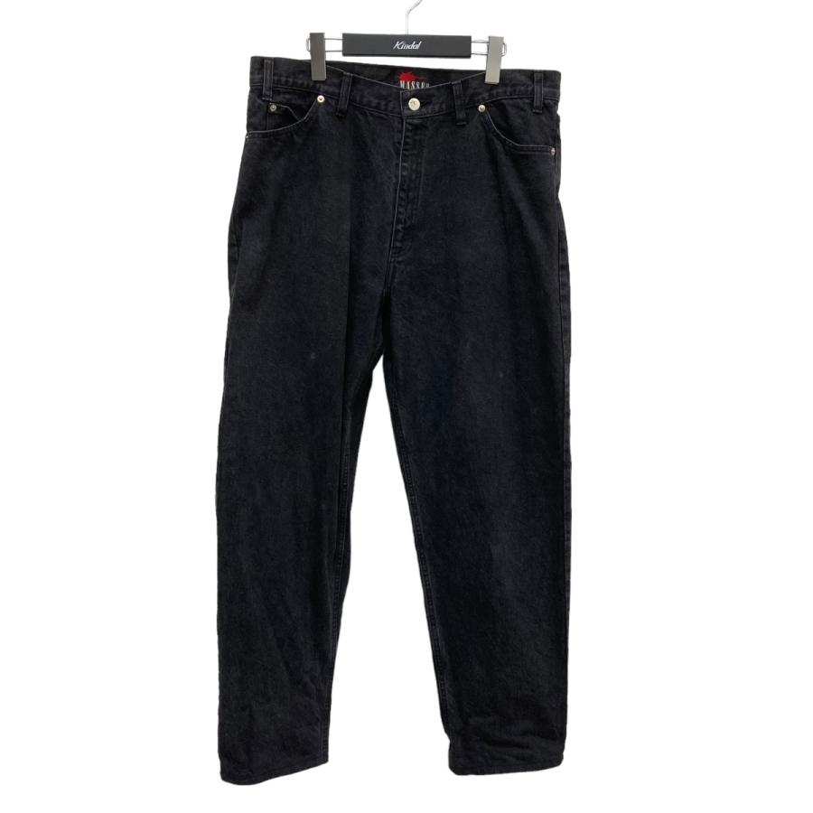 新品】MASSES マシス PANTS BLACK ジーンズ L-