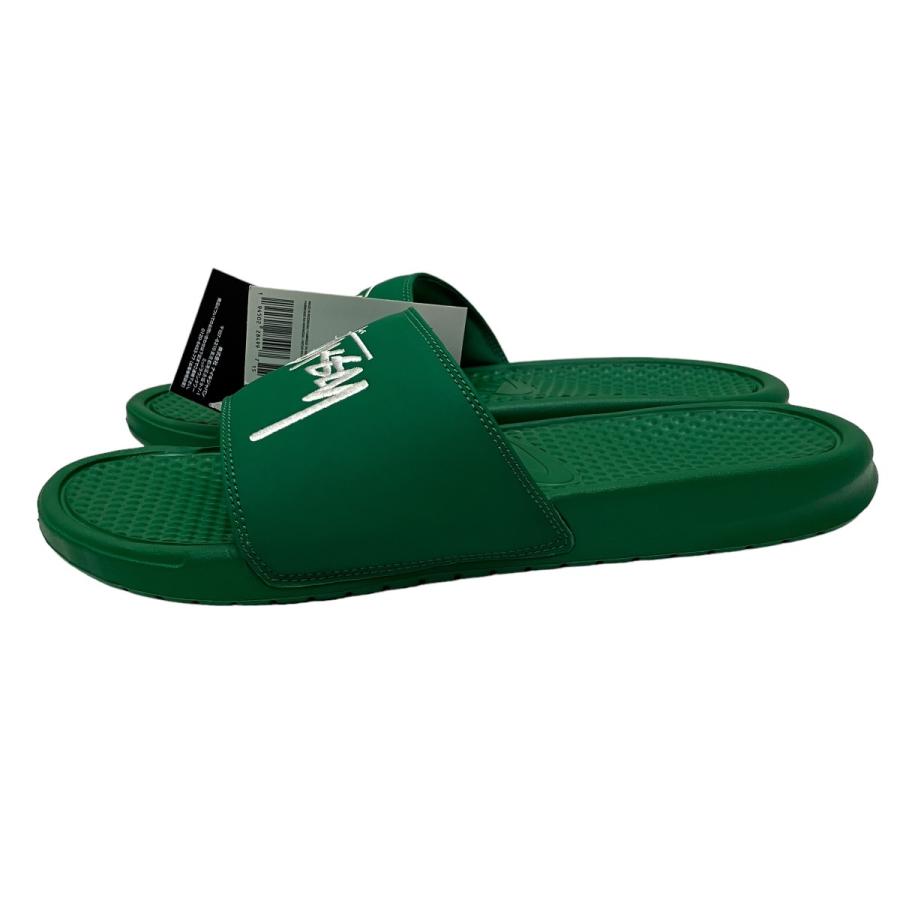 ナイキ×ステューシー NIKE×STUSSY BENASSI　スライドサンダル DC-5239-300 グリーン サイズ：29cm｜kindal｜02