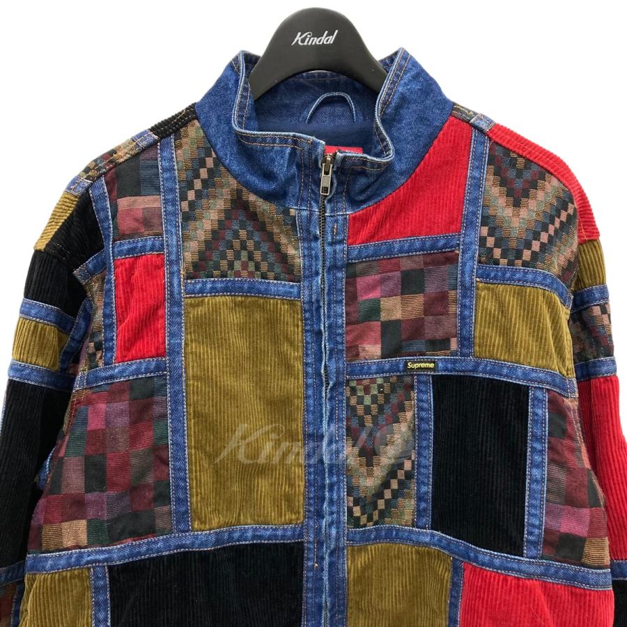 シュプリーム SUPREME Corduroy Patchwork Denim Jacket インディゴ 