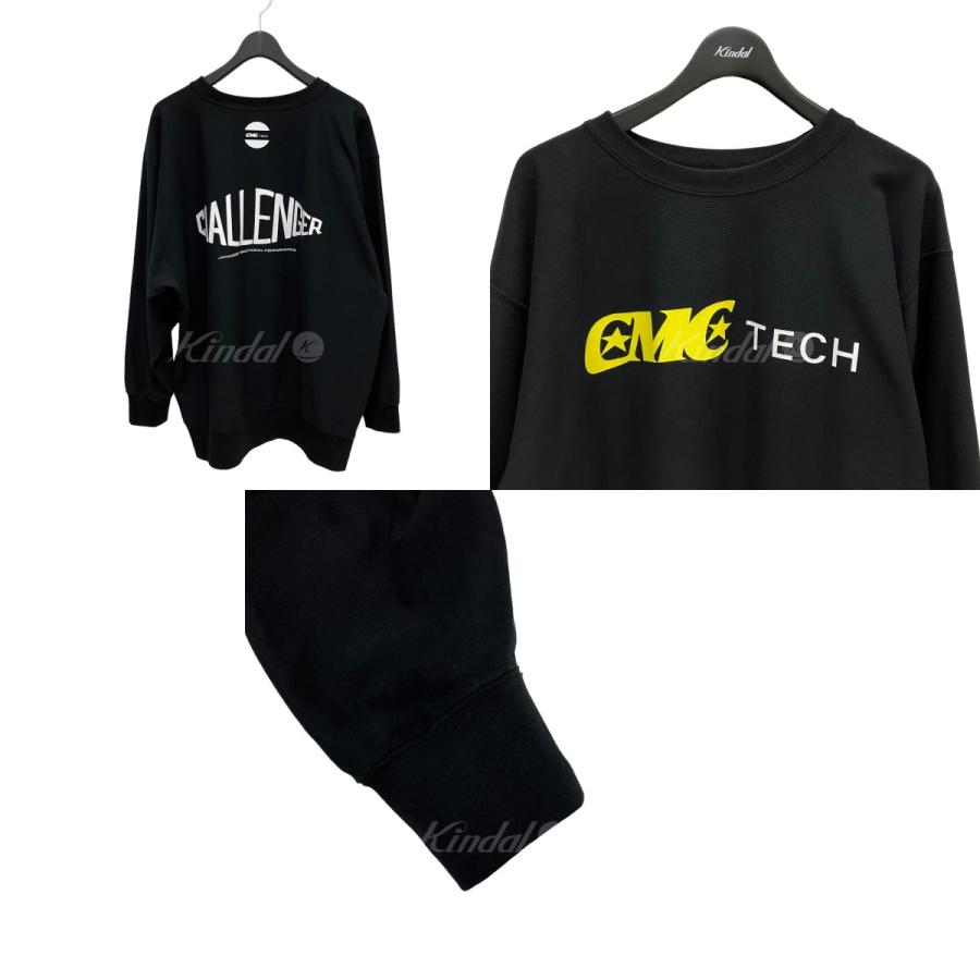 チャレンジャー CHALLENGER CMC TECH C／N SWEAT CLG SW 023 009 ブラック サイズ：XL｜kindal｜05