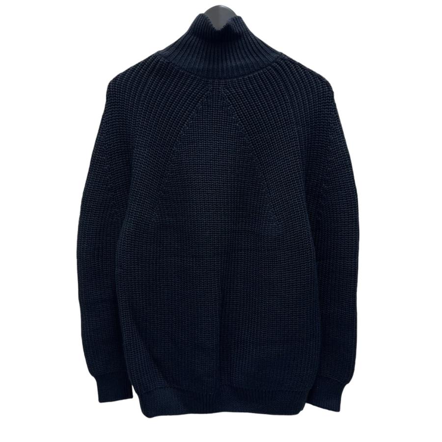 BATONER バトナー　ネイビー　タートルネック セーター　ニット　サイズ2 バトナー BATONER メンズ ニット セーター ハイネック 1 ネイビー
