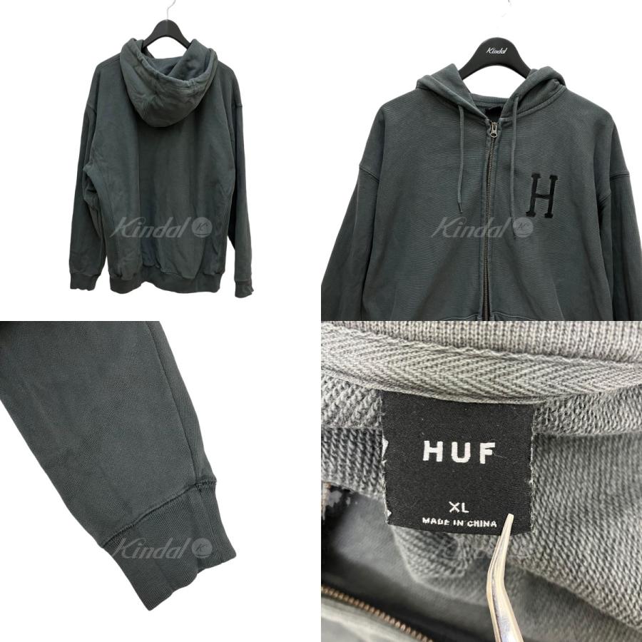 ハフ HUF ジップアップパーカー グレー サイズ：XL｜kindal｜06