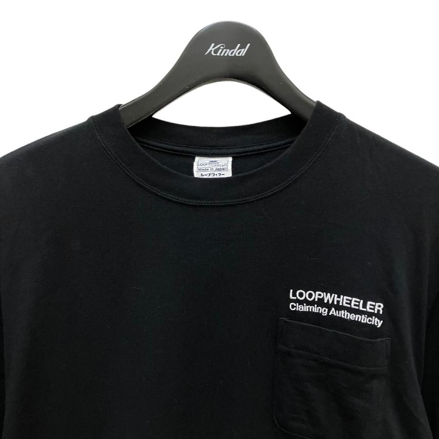 ループウィラー LOOPWHEELER 半袖Tシャツ ブラック サイズ：L｜kindal｜02