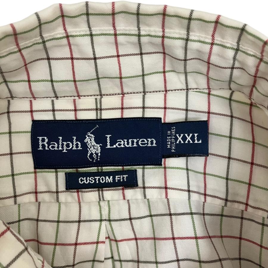 ラルフローレン RALPH LAUREN チェックシャツ ホワイト サイズ：XXL｜kindal｜05