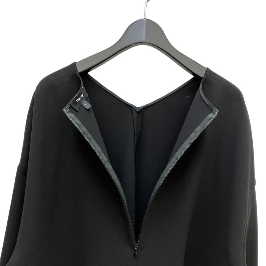 ▼24ss✨セオリー【S】Admiral Crepe Round VNK Top ▽24ss✨セオリー【S】Admiral Crepe Round VNK Top