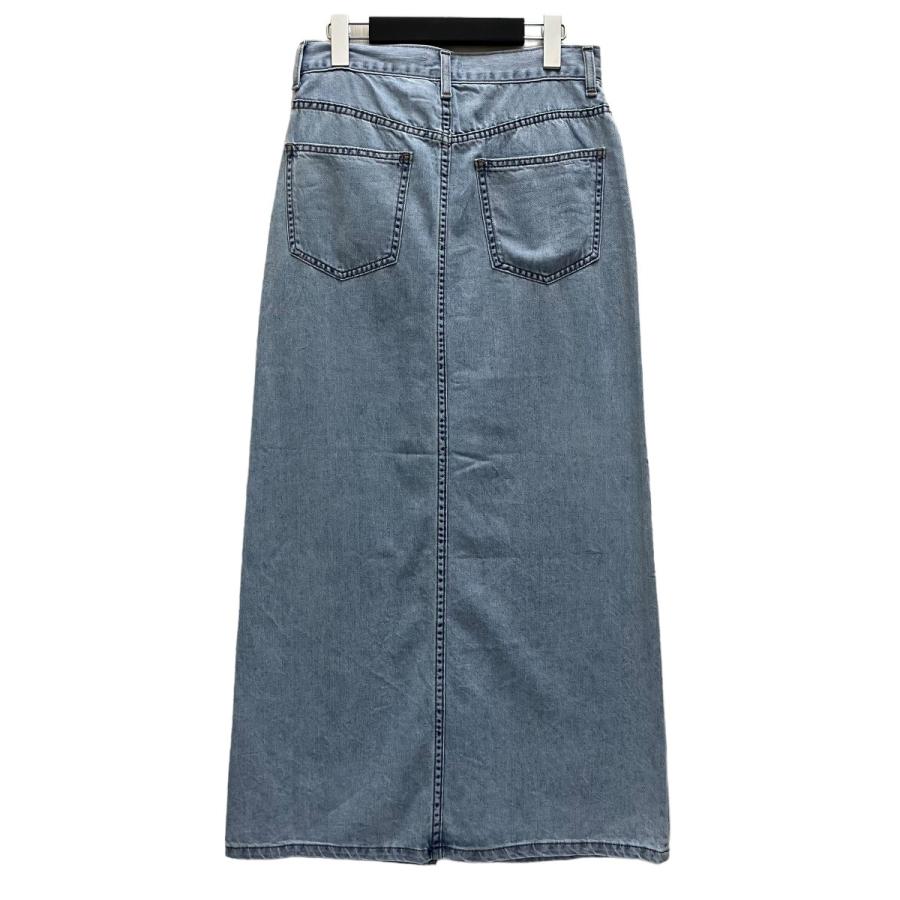 ブラックバイマウジー BLACK by moussy long slit denim skirt 