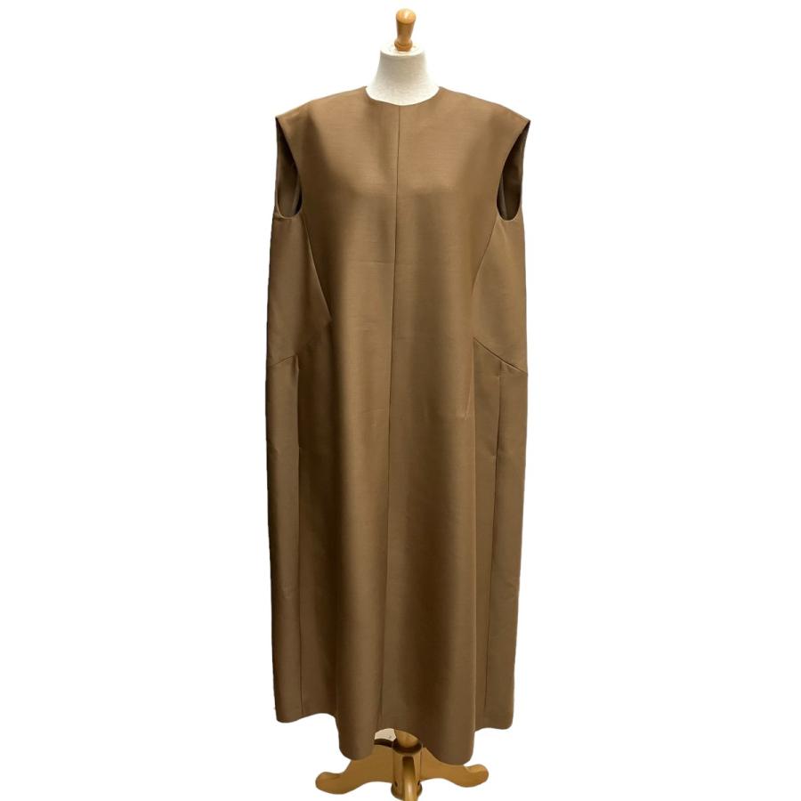 ローヘン LOHEN バックフォルムロングワンピース LH22W-OP060 キャメル  