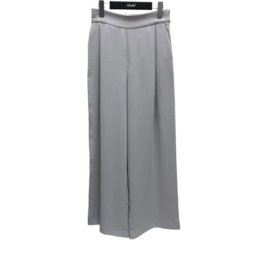 ソージュ】タックワイドパンツライトグレーサイズL