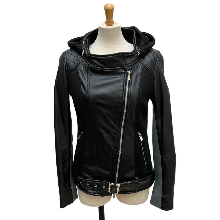 DOUBLE STANDARD CLOTHING ブラック レザージャケット