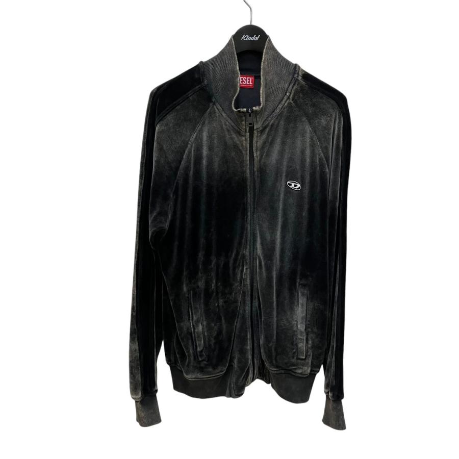 ディーゼル DIESEL ベロアトラックジャケット ブラック サイズ：M  