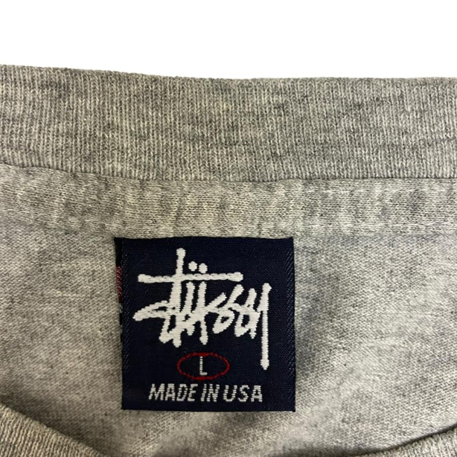 オールド ステューシー Old stussy USA製 90S Tシャツ グレー オールド ステューシー Old stussy USA製 90S Tシャツ グレー