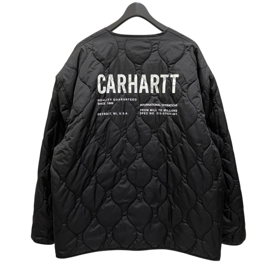 値下げ】CarHartt キルティングジャケット ブラック サイズ：XL (堅田 