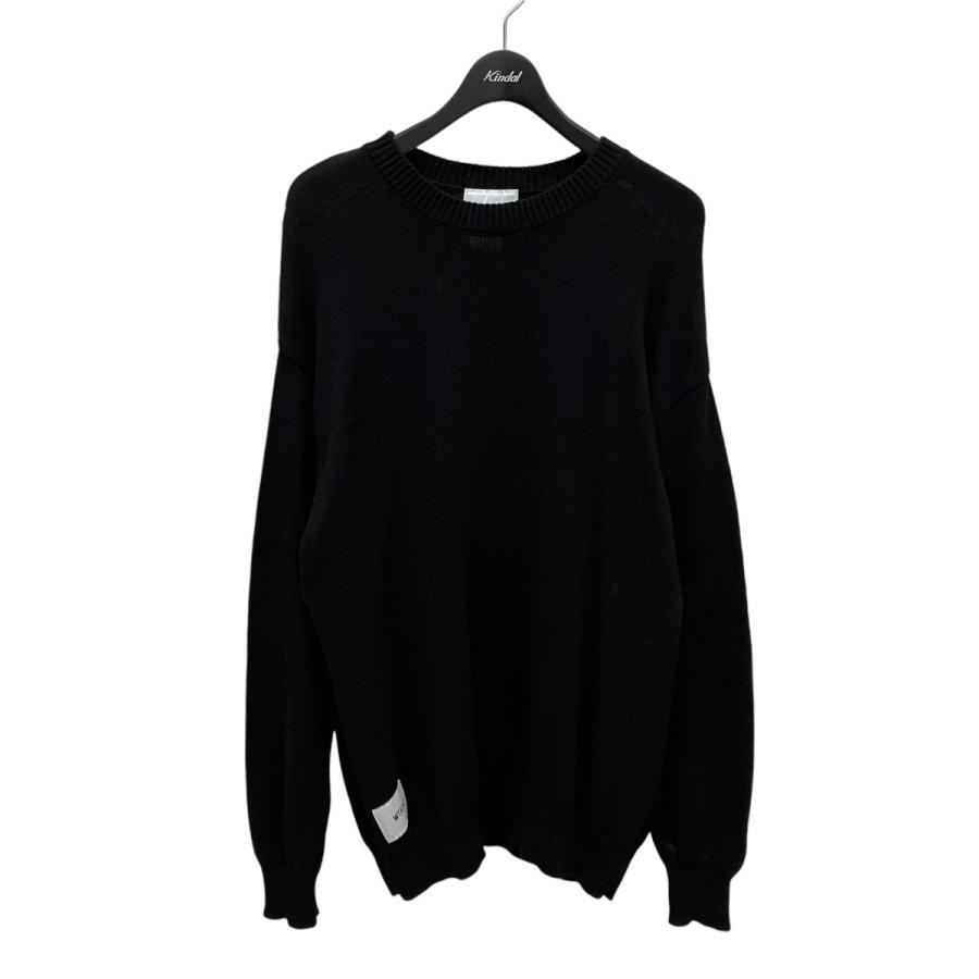 WTAPS ダブルタップス 22AW ARMT SWEATER クロスボーンニット ブラック 