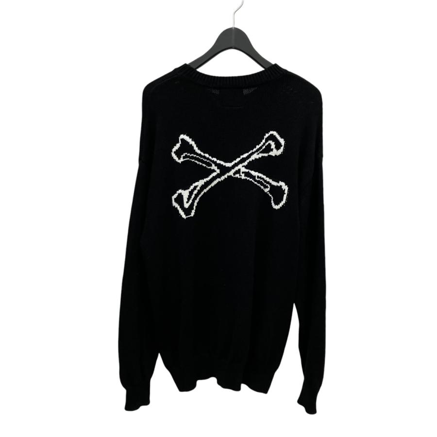 WTAPS ダブルタップス 22AW ARMT SWEATER クロスボーンニット ブラック 