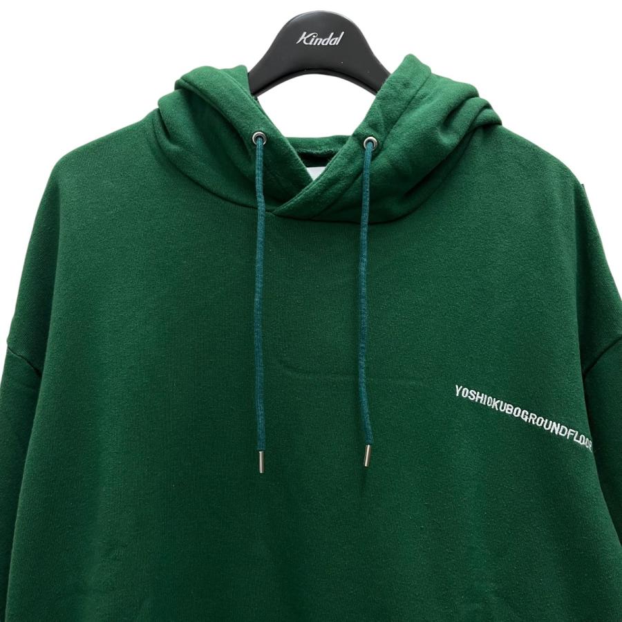 yoshiokubo ヨシオクボ yoshio kubo プルオーバーパーカー グリーン 