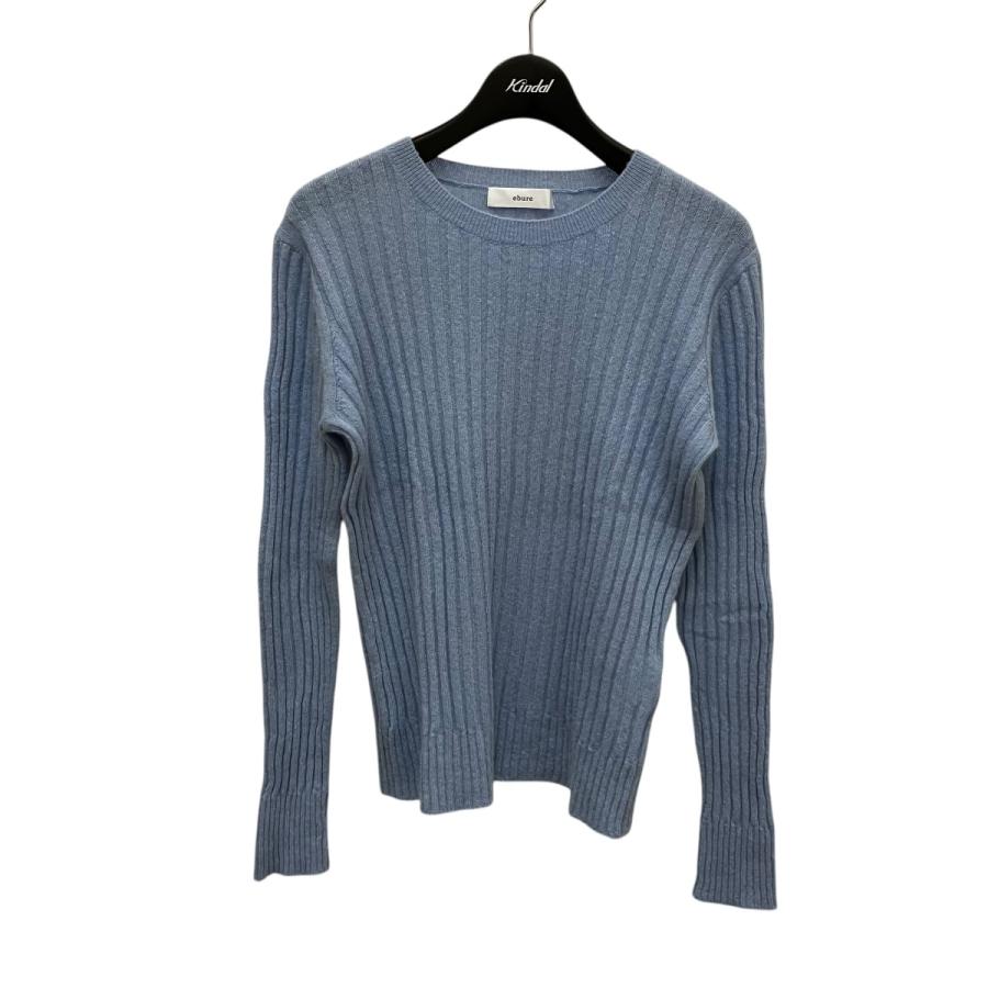 ebure 【値下げ】EBURE ウールカシミアルレックス リブニットプル  