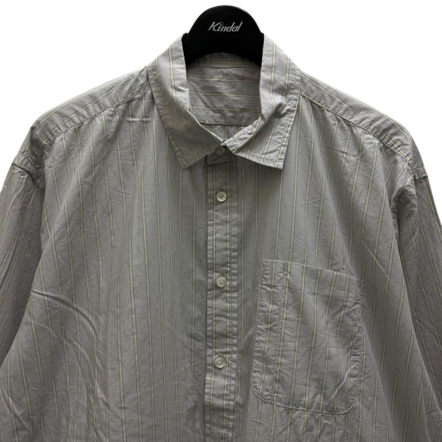 値下げ】BROCHURE GENERALLY SHIRTS ストライプ ワイドシルエット 