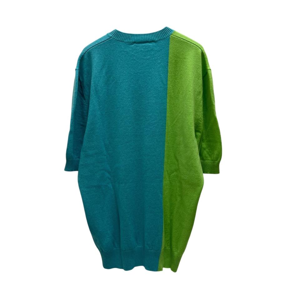 HERMES カシミヤニット ブルー×グリーン サイズ：XL (堅田店)