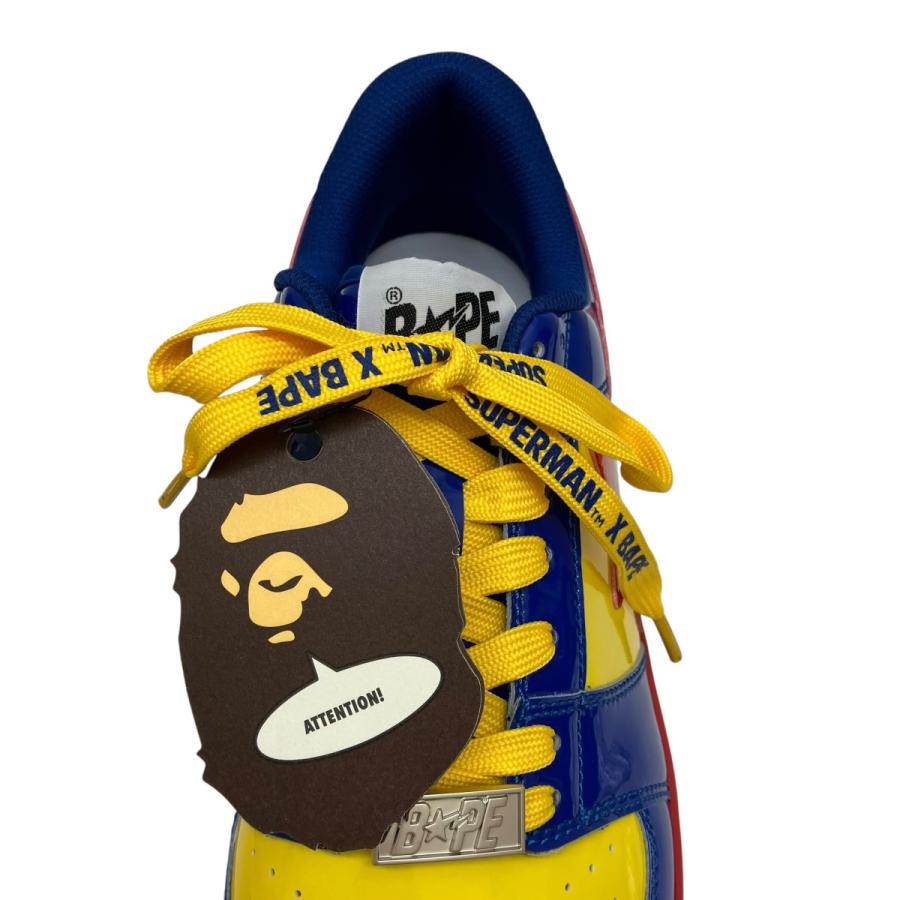 DC×APE アベイシングエイプ ベイプスタ ロー スーパーマン 25.5cm 