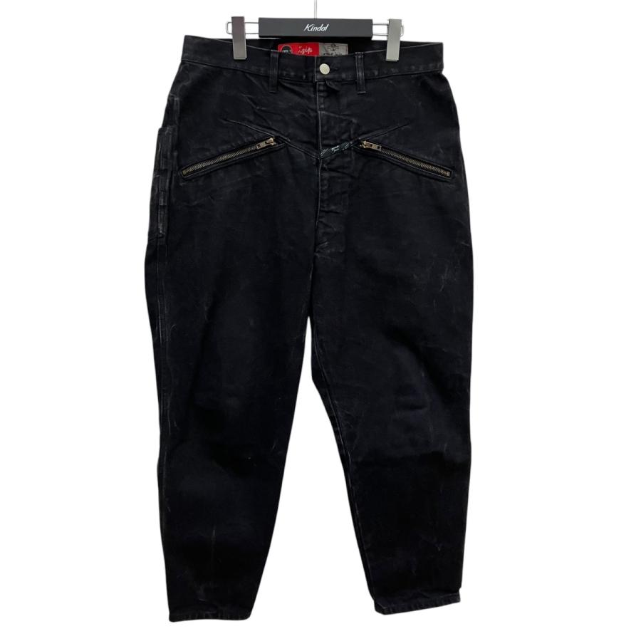 gourmet jeans グルメジーンズ type2 X-ZIP デニムパンツ ブラック 