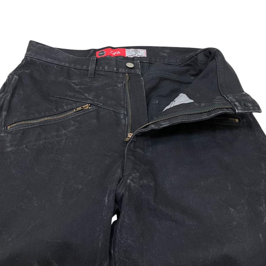 gourmet jeans グルメジーンズ type2 X-ZIP デニムパンツ ブラック 