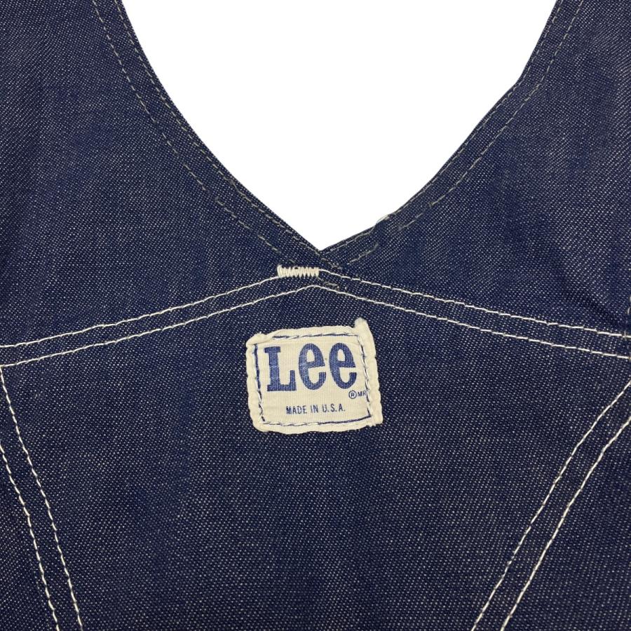 希少 70s Lee ヴィンテージインディゴオーバーオール USA製 Lee（リー） 【値下げ】LEE 70's Vintage オーバーオール インディゴ
