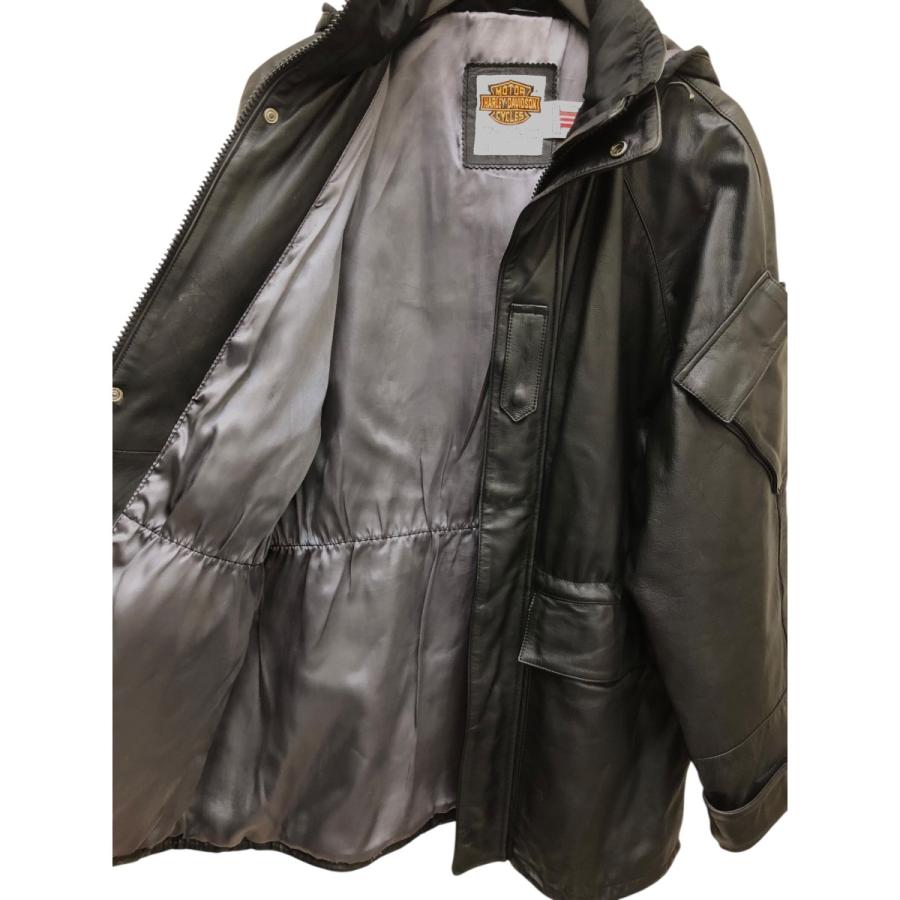 Harley Davidson ブラックレザージャケット Mサイズ Harley Davidson（ハーレー・ダビッドソン） HARLEY-DAVIDSON レザー